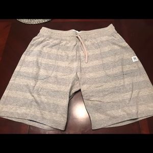 Reigning Champ striped terry sweatshorts
